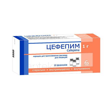 Цефепим фл 1 г (Борисовский)
