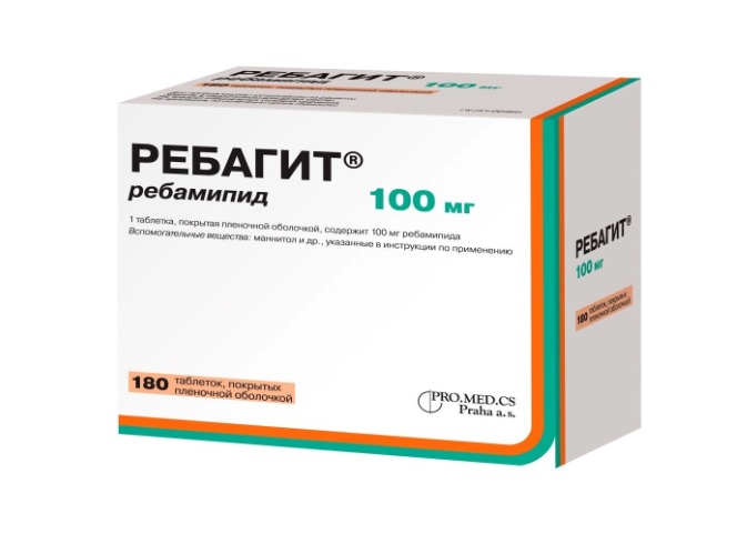 Ребагит тб 100 мг № 180