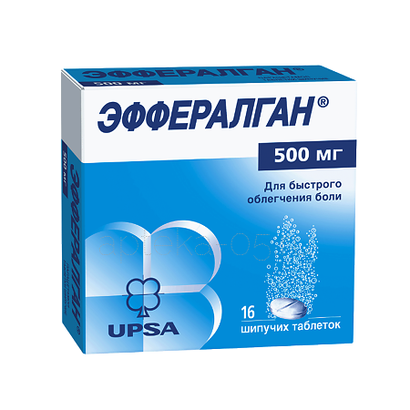 Эффералган UPSA шип.тб 500 мг № 16