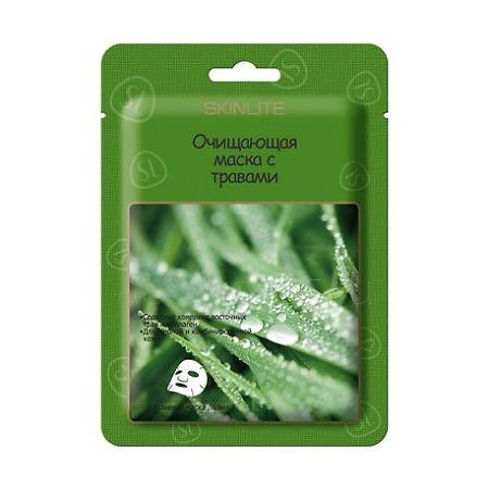 Skinlite SL-220 Маска для лица Очищающая с травами тканная