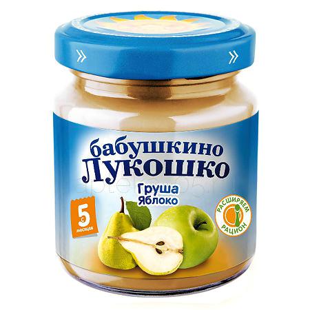 Бабушкино Лукошко Пюре 100 г Яблоко груша
