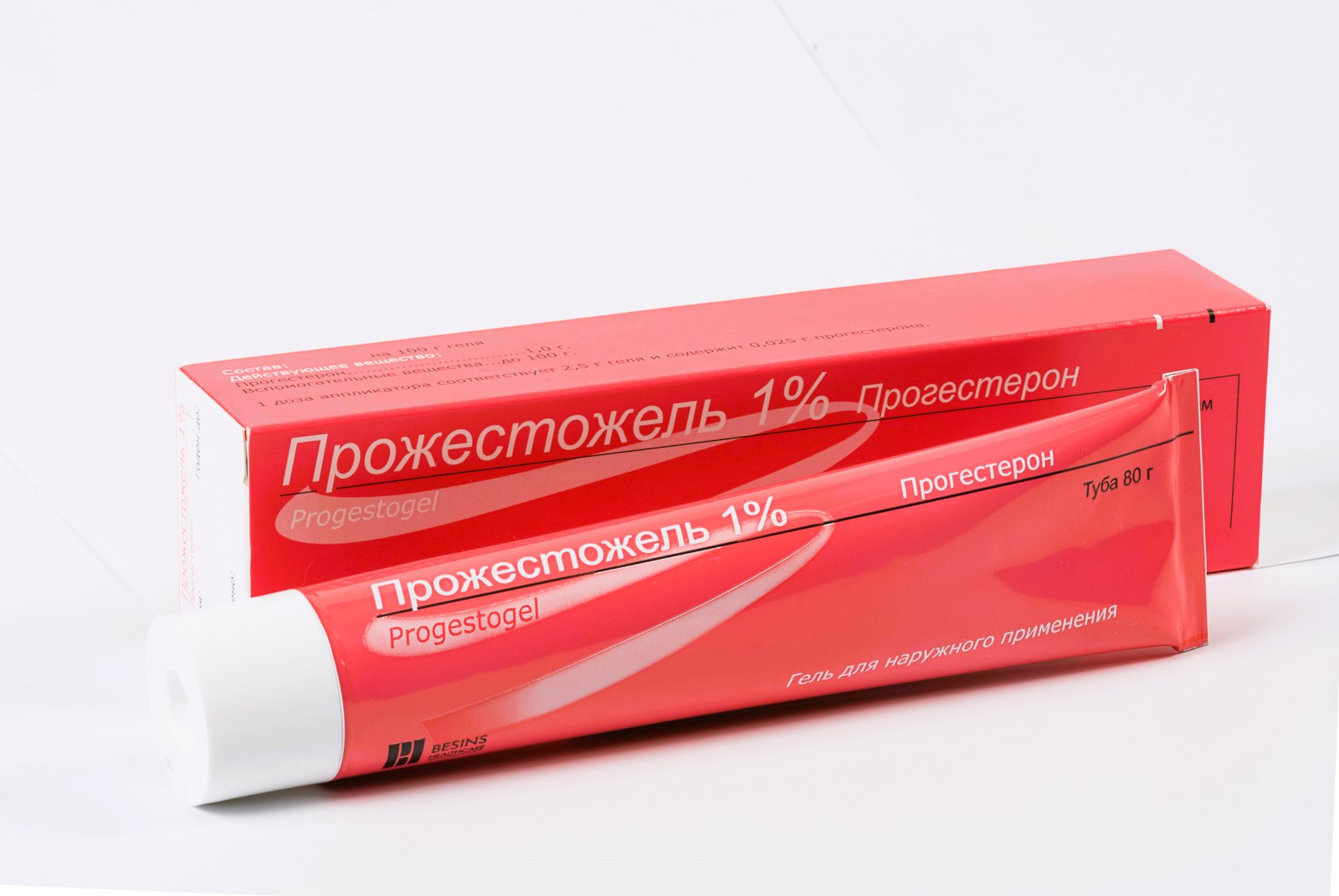Прожестожель гель 1% 80 г