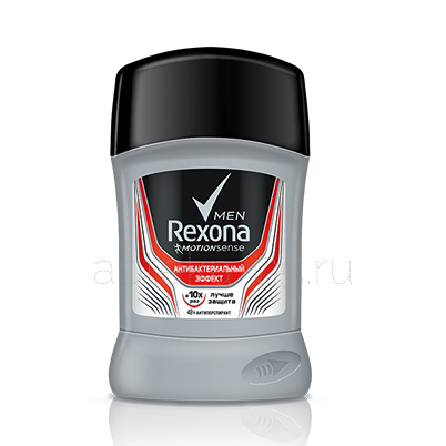Rexona Дезодорант-стик мужской Антибактериальный эффект 50 мл