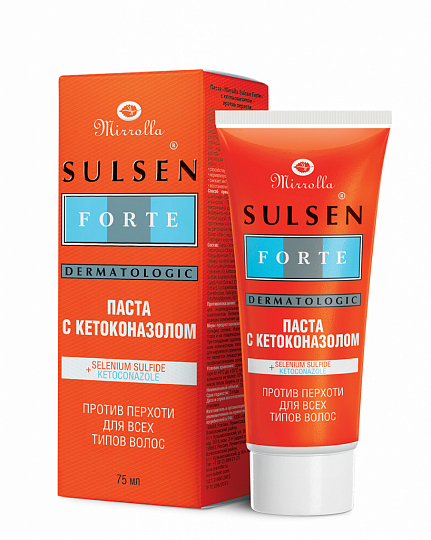 Сульсен Форте паста с кетоконазолом 75 мл
