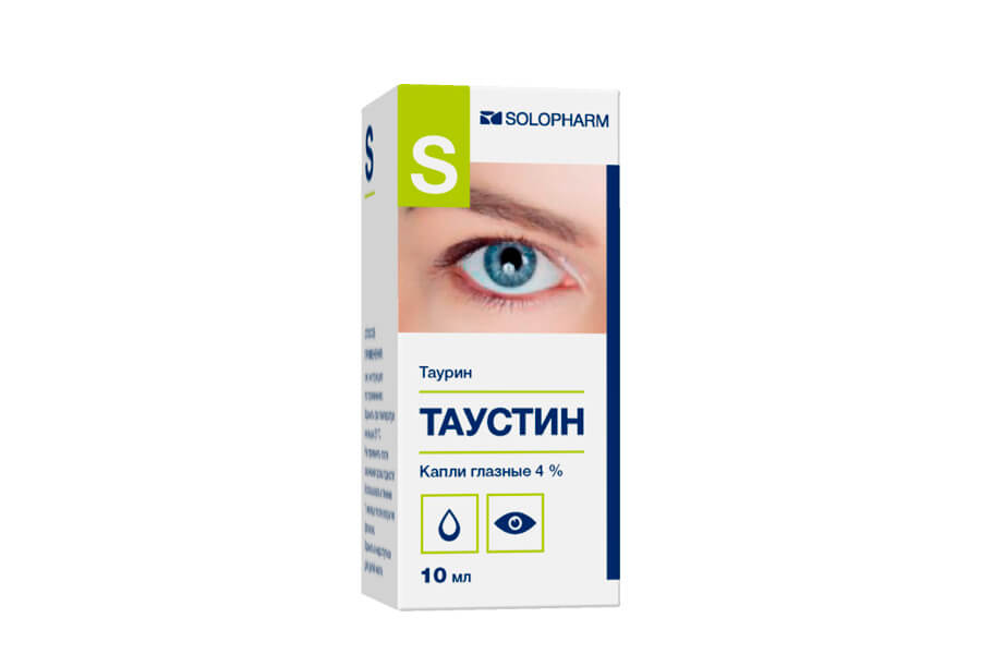 Таустин гл.капли 4% 10 мл