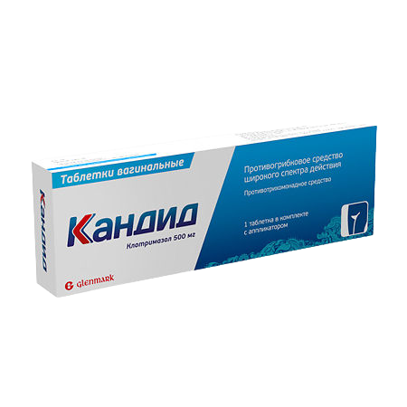 Кандид В ваг.тб 500 мг № 1