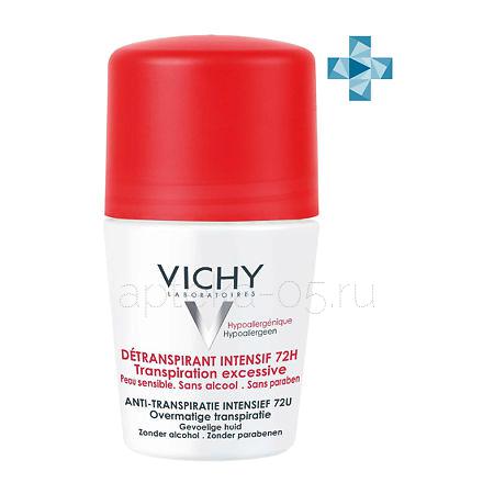 Vichy дезодорант шар. антистресс 72 ч. красный