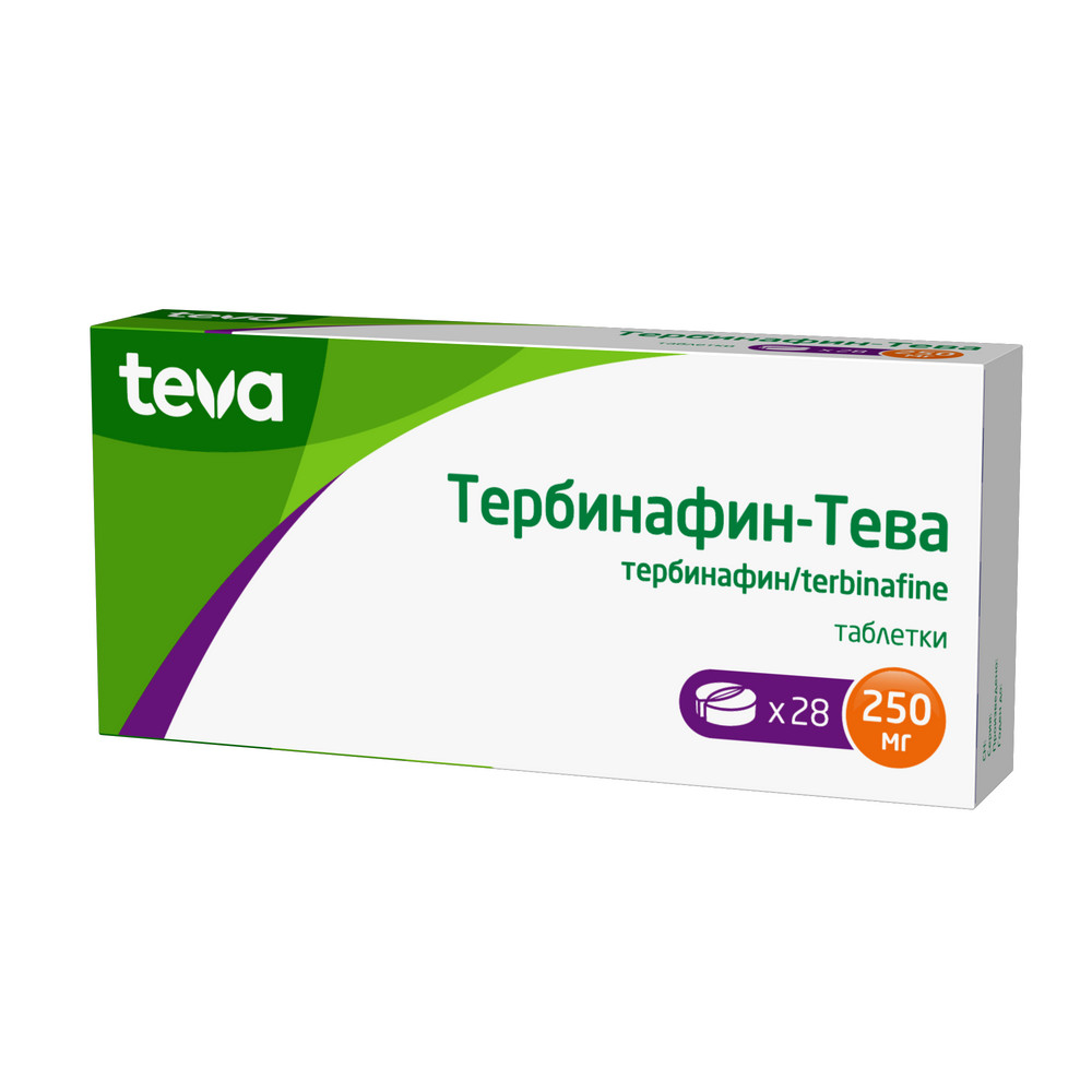 Тербинафин тб 250 мг № 28 (Тева)