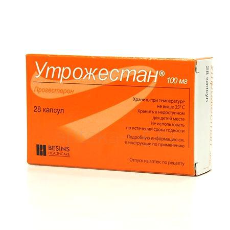 Утрожестан капс 100 мг № 28 (Олик)