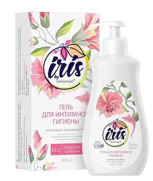 Консумед Ирис Гель для интимной гигиены с молочной кислотой 300 мл