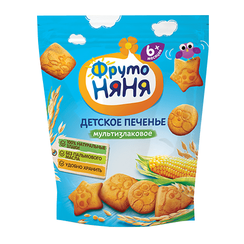 Фруто Няня Печенье Мультизлаковое 120 г