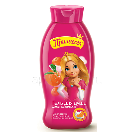 Принцесса Гель для душа Молочный апельсин 400 мл