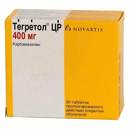 Тегретол CR тб 400 мг № 30
