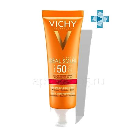 Vichy К.Солей Крем солнцезащитный антивозрастной 3в1 SPF50 50 мл