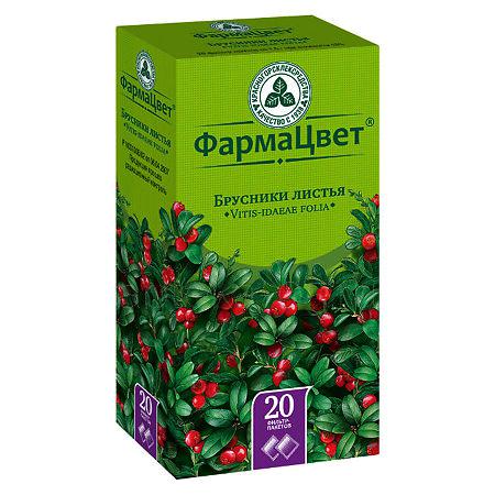Брусники листья ф/пак 1,5 г № 20 (Красногорск)