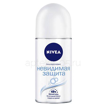 Нивея Дез-ролл женский Пьюр Невидимая защита 50 мл