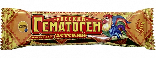 Гематоген Русский детский 40 г (10%)