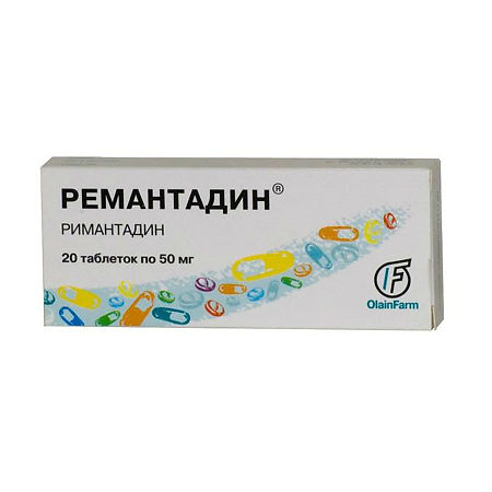 Римантадин тб 0,05 № 20 (Олайнфарм)