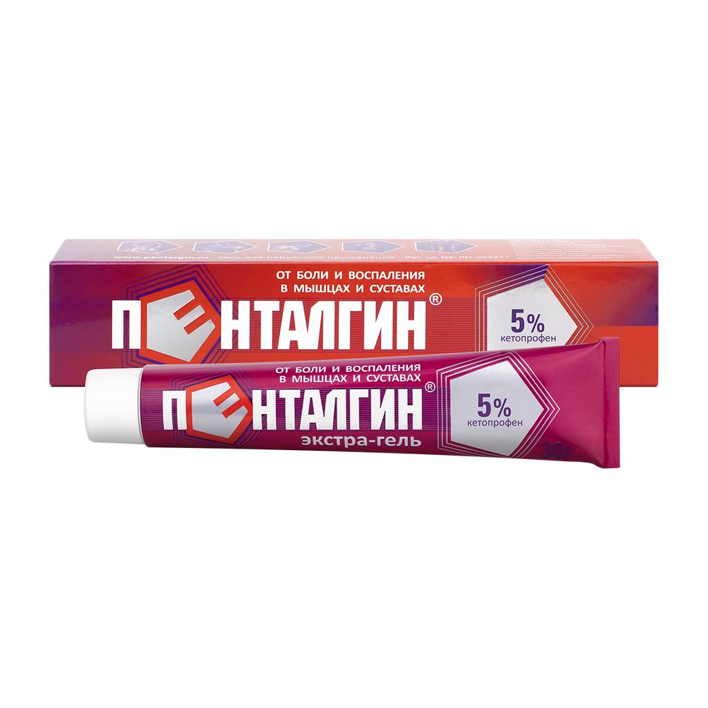 Пенталгин экстра гель 5% 30 г