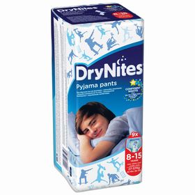Huggies Подгузники-трусики DryNights (8-15 лет) № 9 для мальчиков