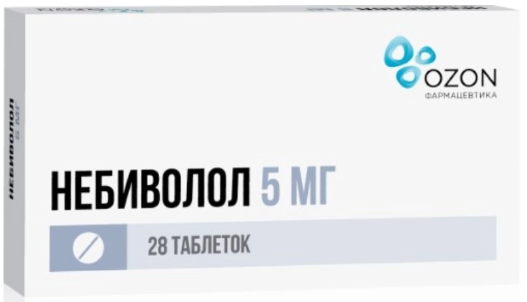 Небиволол тб 5 мг № 28 (Озон)