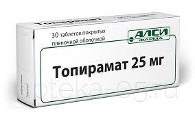 Топирамат-Алси тб  25 мг № 30 (Алси)