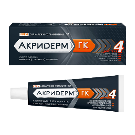 Акридерм ГК крем 30 г (Акри)