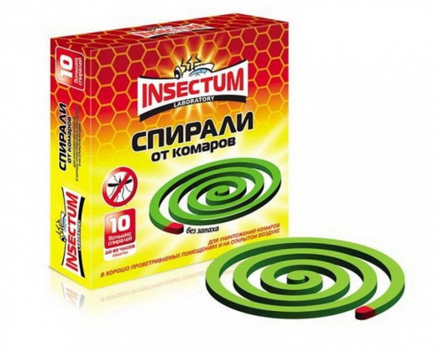 Insectum laboratory Антимоскитные спирали № 10