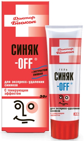 Синяк-off гель с тонирующим эффектом 30 г