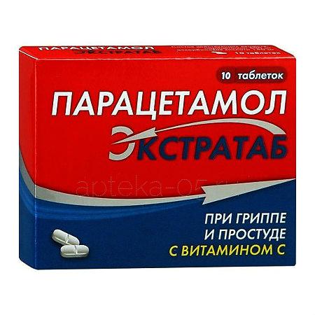 Парацетамол Экстратаб тб № 10