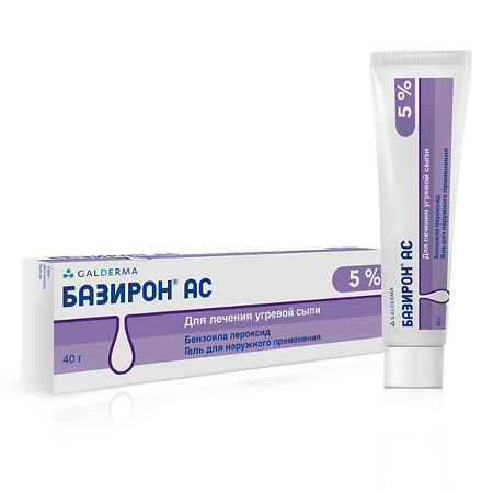 Базирон Ас гель 5% 40 г
