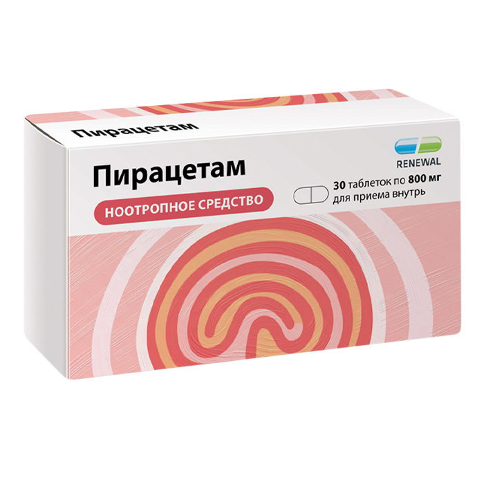 Пирацетам тб  800 мг № 30 (Обновление)
