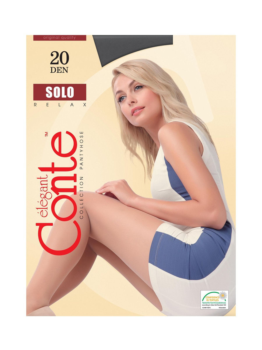 Колготки Conte Solo 20 (12) (4, Nero)