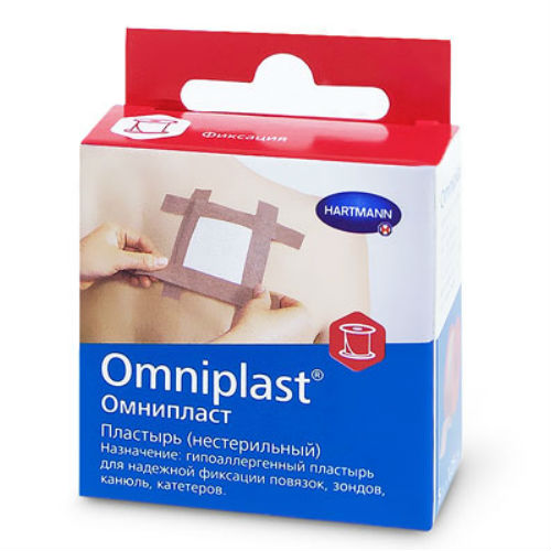 Хартманн Лейкопластырь рулон "Omniplast" 5мх1,25см из текстильной ткани (цвет кожи)