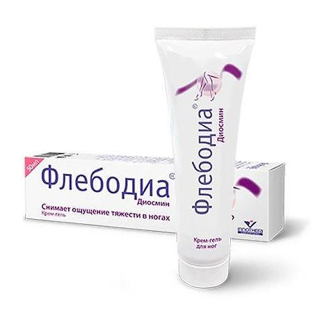 Флебодиа крем-гель для ног 50 мл (Дзинтерс)