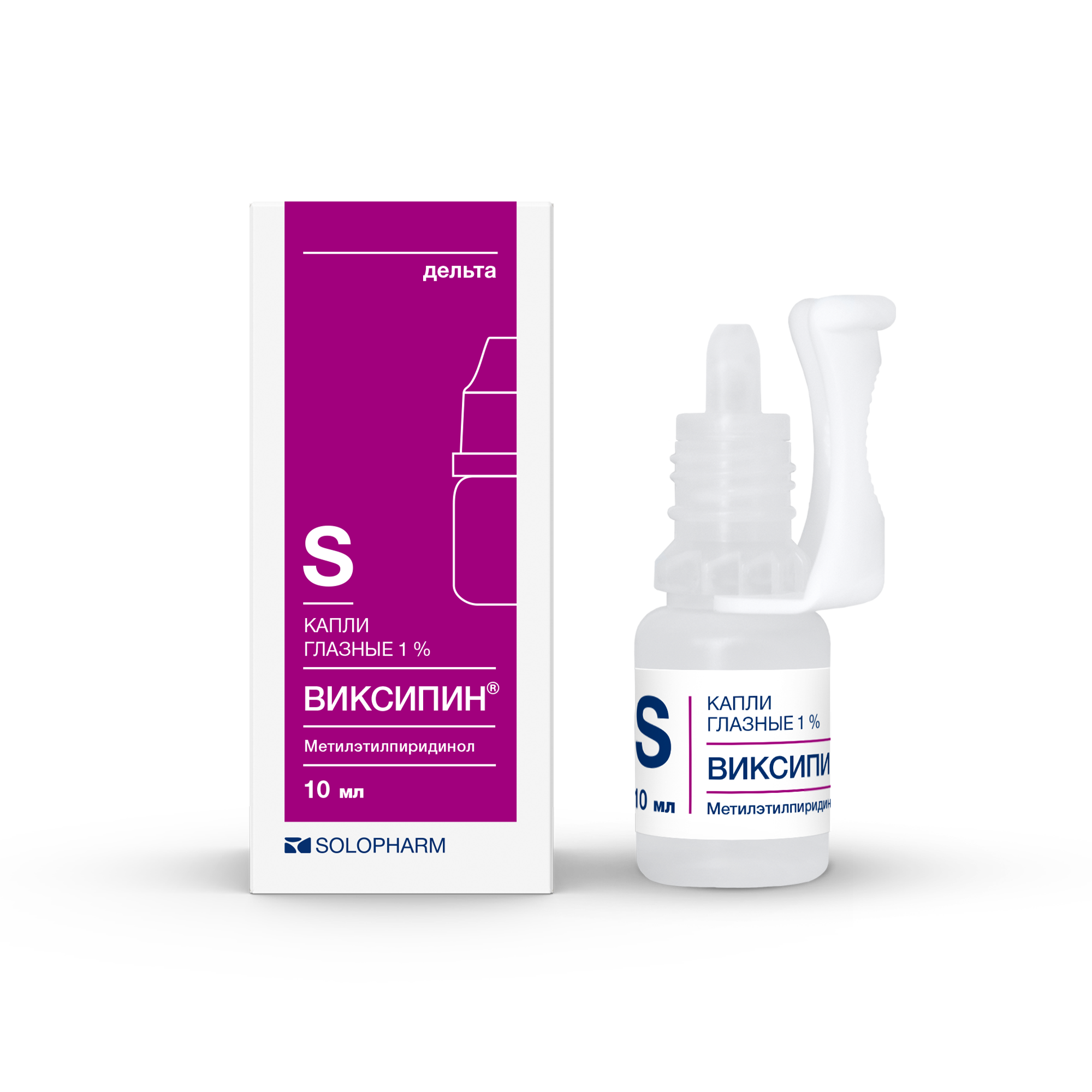 Виксипин капли 1% 10 мл
