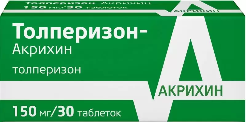 Толперизон-Акрихин тб 150 мг № 30