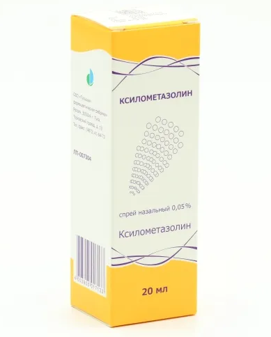 Ксилометазолин наз.спрей 0,05% 20 мл (Тульская)