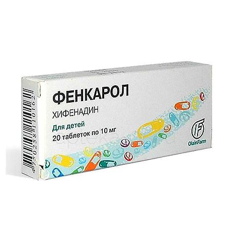 Фенкарол тб 10 мг № 20 (Олайнфарм)