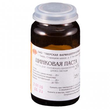 Цинковая паста 25 г (Тверская ФФ)