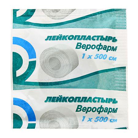 Лейкопластырь рулон 1х500 (Верофарм)