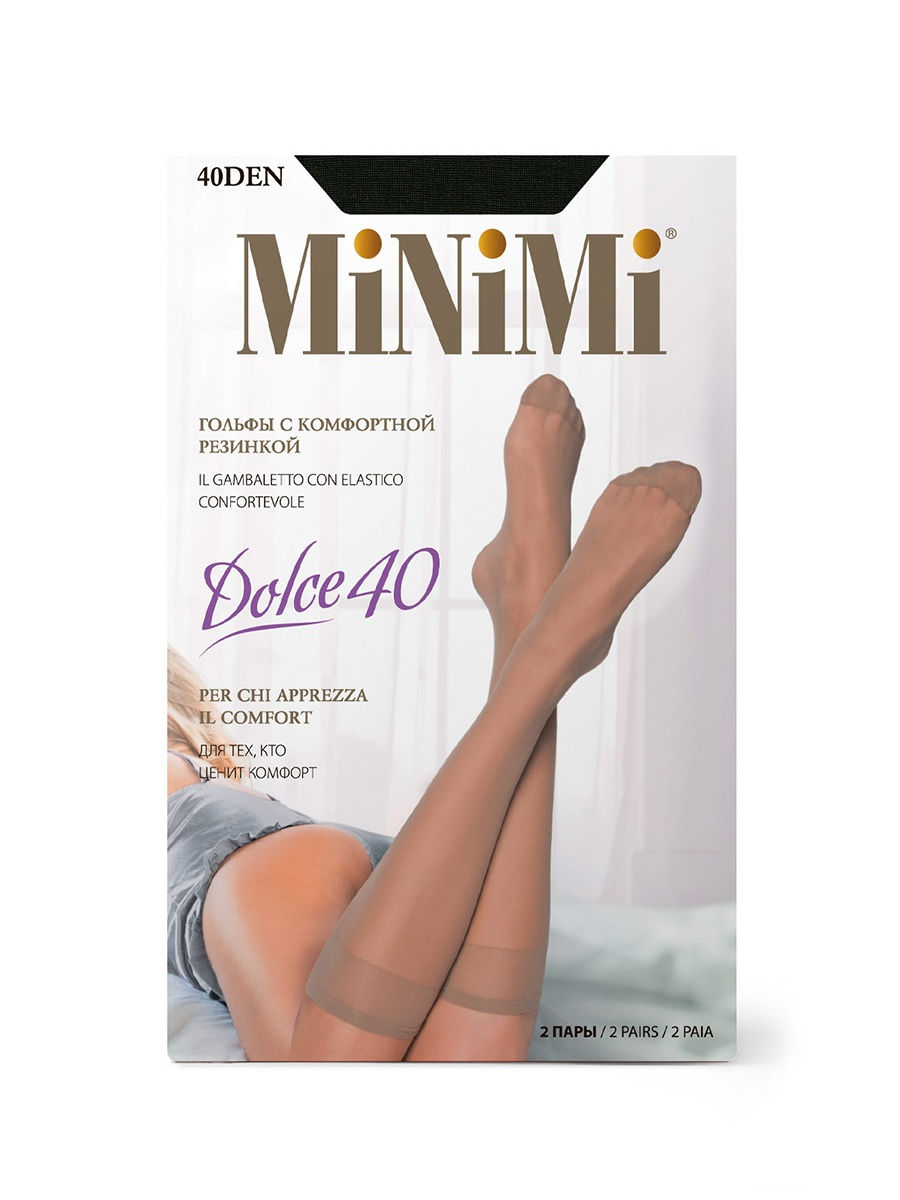Гольфы Minimi Dolce 40 unica, caramello (2 пары)