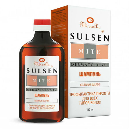 Сульсен Мите шампунь 1% 250 мл от перхоти (Мирролла)