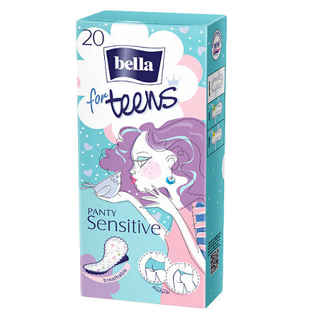 Прокладки Bella For teens Сенситив ежедневные № 20