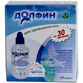 Долфин уст-во для пром-я лор-органов 240 мл + пак № 30