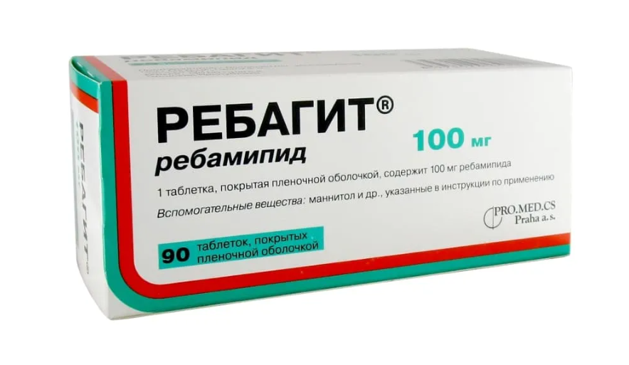 Ребагит тб 100 мг № 90