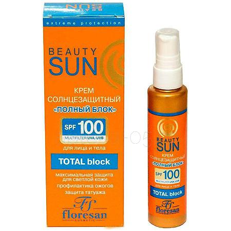 Флоресан285 Beauty Sun SPF100+ крем "Полный блок" 75 мл