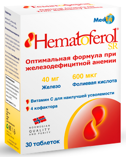 Гематоферол-СР тб № 30