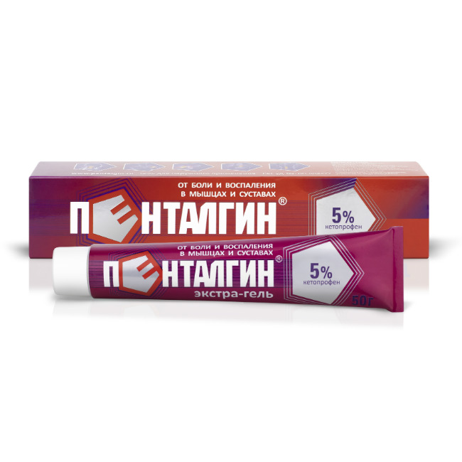 Пенталгин экстра гель 5% 50 г