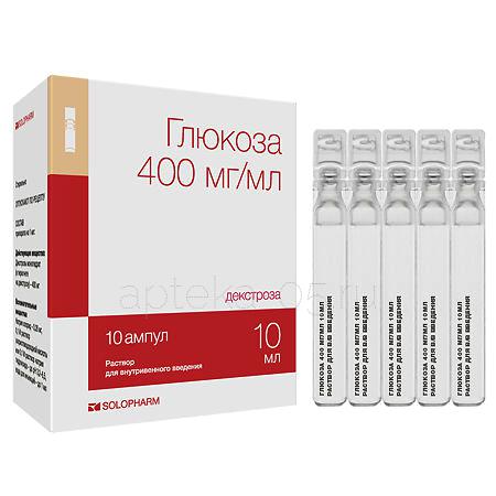 Глюкоза амп 40% 10,0 № 10 (Гротекс)